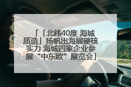 「北纬40度 海城质造」扬帆出海展硬核实力 海城四家企业参展“中东欧”展览会