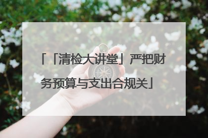 「清检大讲堂」严把财务预算与支出合规关