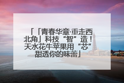 「青春华章·重走西北角」科技“智”造！天水花牛苹果用“芯”甜透你的味蕾