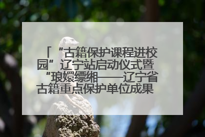 “古籍保护课程进校园”辽宁站启动仪式暨“琅嬛缥缃——辽宁省古籍重点保护单位成果展”在辽宁大学举行