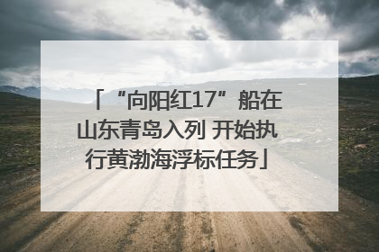 “向阳红17”船在山东青岛入列 开始执行黄渤海浮标任务