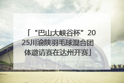 “巴山大峡谷杯”2025川渝陕羽毛球混合团体邀请赛在达州开赛