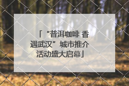 “普洱咖啡 香遇武汉”城市推介活动盛大启幕