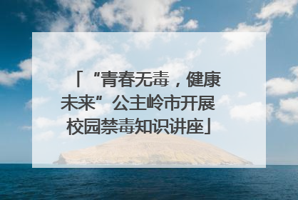 “青春无毒，健康未来”公主岭市开展校园禁毒知识讲座