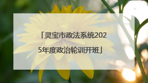 灵宝市政法系统2025年度政治轮训开班