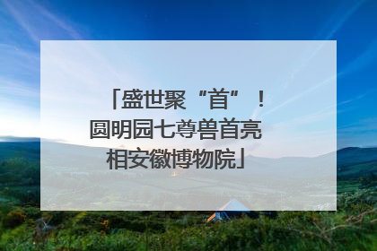 盛世聚“首”！圆明园七尊兽首亮相安徽博物院