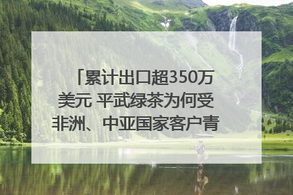 累计出口超350万美元 平武绿茶为何受非洲、中亚国家客户青睐？｜发布会观察
