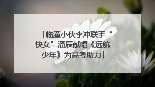 临潼小伙李冲联手“快女”潘辰献唱《远航少年》为高考助力