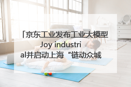 京东工业发布工业大模型Joy industrial并启动上海“链动众城 万亿降本”计划