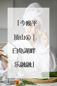 今晚平顶山⑥｜白龟湖畔乐融融