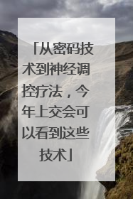 从密码技术到神经调控疗法，今年上交会可以看到这些技术