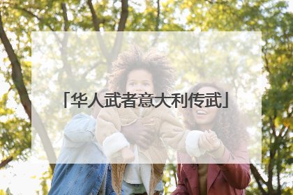 华人武者意大利传武