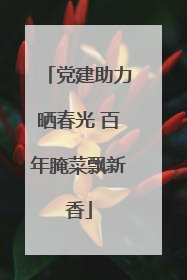 党建助力晒春光 百年腌菜飘新香
