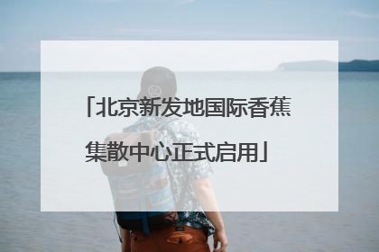 北京新发地国际香蕉集散中心正式启用
