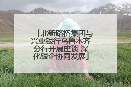 北新路桥集团与兴业银行乌鲁木齐分行开展座谈 深化银企协同发展