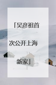 吴彦祖首次公开上海新家