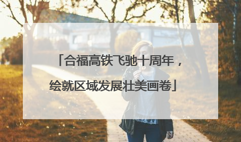 合福高铁飞驰十周年，绘就区域发展壮美画卷