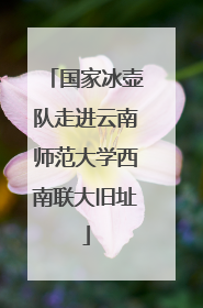 国家冰壶队走进云南师范大学西南联大旧址