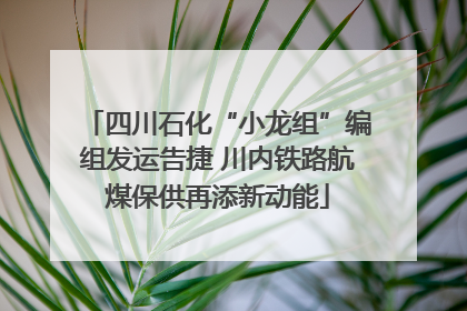 四川石化“小龙组”编组发运告捷 川内铁路航煤保供再添新动能