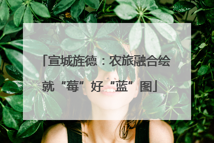 宣城旌德：农旅融合绘就“莓”好“蓝”图