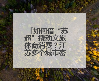 如何借“苏超”撬动文旅体商消费？江苏多个城市密集开会部署