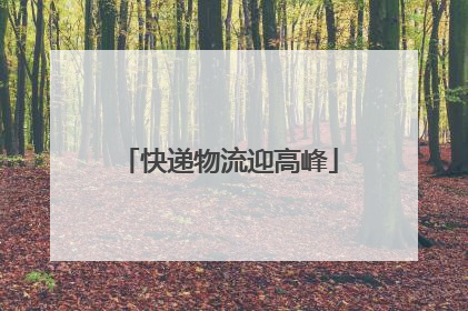 快递物流迎高峰