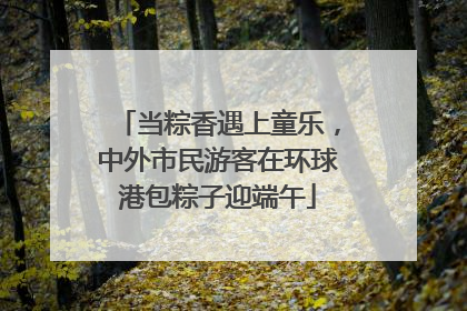当粽香遇上童乐，中外市民游客在环球港包粽子迎端午