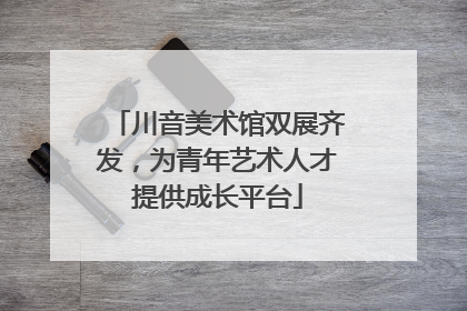 川音美术馆双展齐发，为青年艺术人才提供成长平台