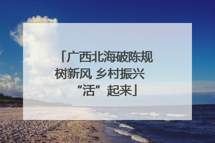 广西北海破陈规树新风 乡村振兴“活”起来
