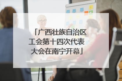 广西壮族自治区工会第十四次代表大会在南宁开幕