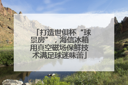 打造世俱杯“球景房”，海信冰箱用真空磁场保鲜技术满足球迷味蕾