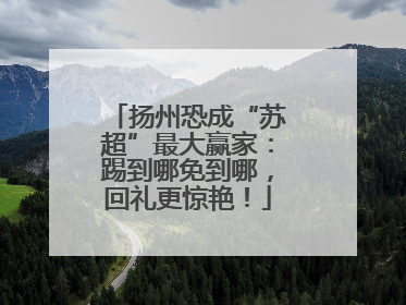 扬州恐成“苏超”最大赢家：踢到哪免到哪，回礼更惊艳！