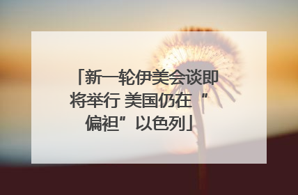新一轮伊美会谈即将举行 美国仍在“偏袒”以色列