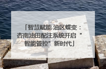 智慧赋能 油区蝶变：杏南油田配注系统开启“智能管控”新时代