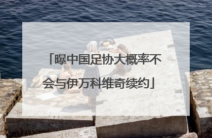 曝中国足协大概率不会与伊万科维奇续约
