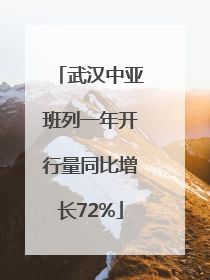 武汉中亚班列一年开行量同比增长72%