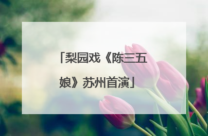 梨园戏《陈三五娘》苏州首演
