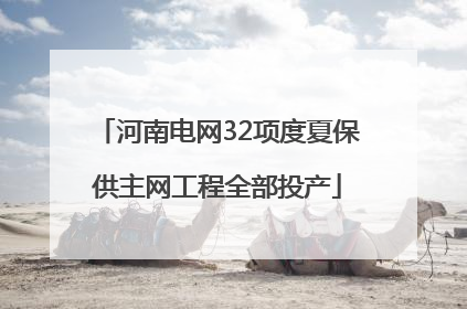 河南电网32项度夏保供主网工程全部投产