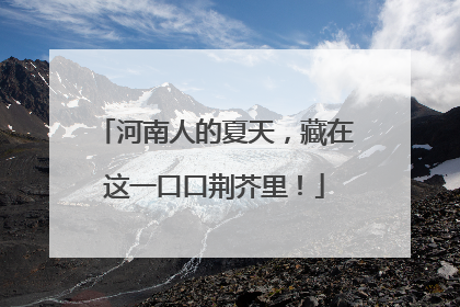 河南人的夏天，藏在这一口口荆芥里！