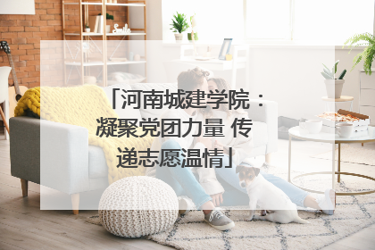 河南城建学院：凝聚党团力量 传递志愿温情