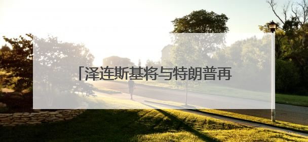泽连斯基将与特朗普再次会晤，此前曾力陈乌克兰加入北约是“互惠”