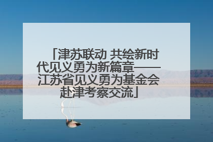 津苏联动 共绘新时代见义勇为新篇章——江苏省见义勇为基金会赴津考察交流