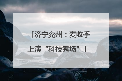 济宁兖州：麦收季上演“科技秀场”