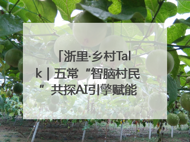 浙里·乡村Talk｜五常“智脑村民”共探AI引擎赋能企业服务新图景