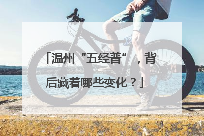 温州“五经普”，背后藏着哪些变化？