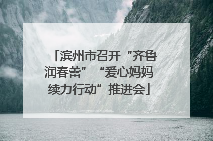 滨州市召开“齐鲁润春蕾”“爱心妈妈续力行动”推进会