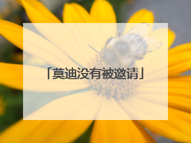 莫迪没有被邀请