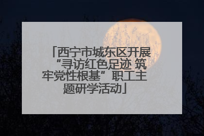 西宁市城东区开展“寻访红色足迹 筑牢党性根基”职工主题研学活动