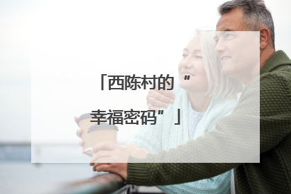 西陈村的“幸福密码”