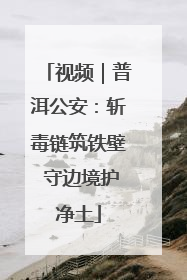 视频｜普洱公安：斩毒链筑铁壁 守边境护净土